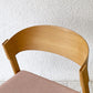 ムート muuto カバーサイドチェア Cover Side Chair ダイニングチェア スタッキング オーク材 布座 クヴァドラ生地 トーマス・ベンゼン ピンク A ◇