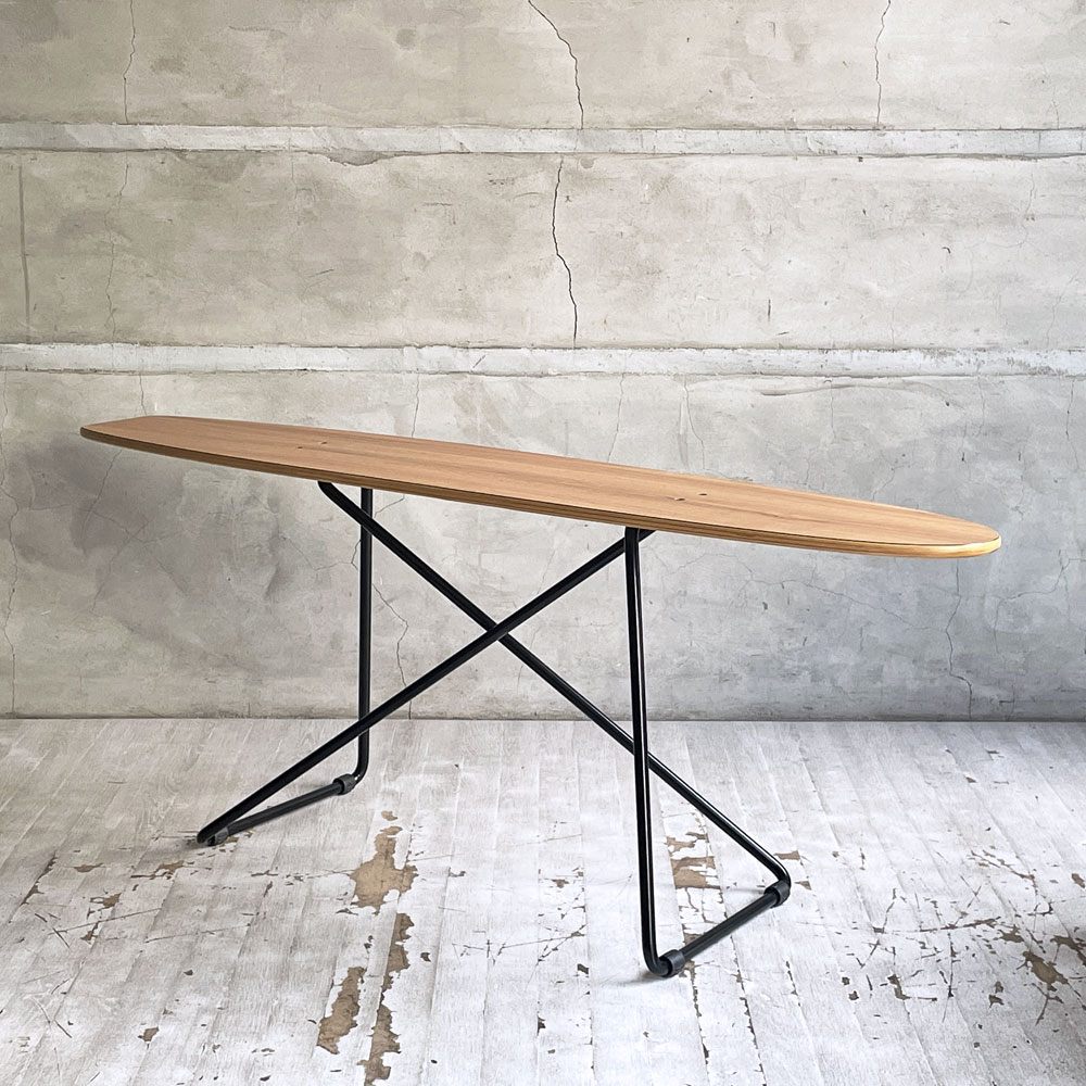 東屋 AZUMAYA スケートボードテーブル skateboard table ROSIL ロシル サイドテーブル スチール メラミン化粧合板 インダストリアル B ♪