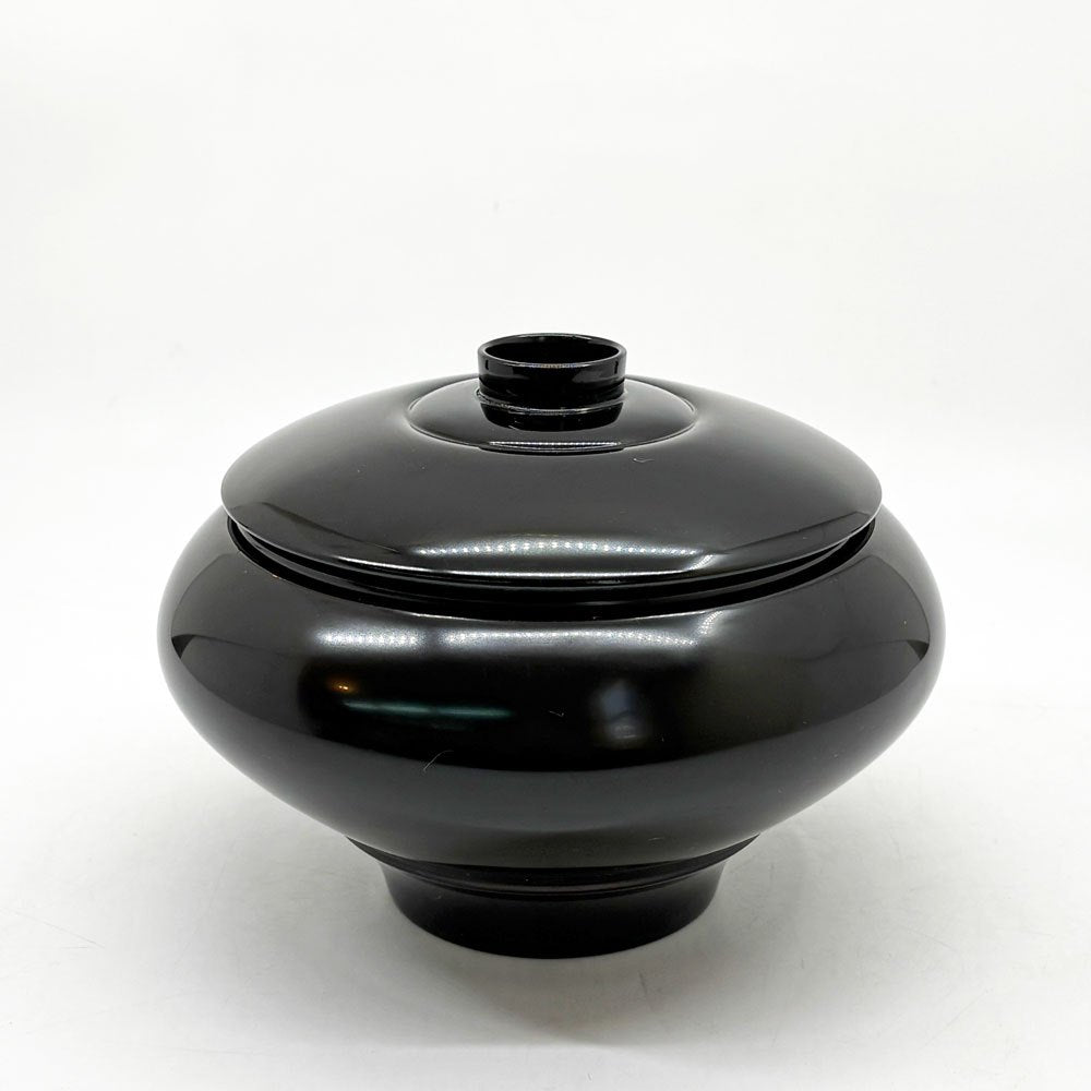 応量器 六椀重ね 蓋付 漆椀 漆器 和食器 黒塗 入れ子構造 ミニマルデザイン 伝統工芸品 B ●