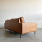 クラッシュゲート CRASH GATE コンフォーム COMFORM プルート PLUTO SOFA 3人掛けソファ W198cm スーパーレザーテックス オーカーブラウン 定価￥154,000- 〓