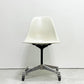 ハーマンミラー Herman Miller サイドシェルチェア セカンド 2nd FRP パーチメントカラー キャスターベース イームズ ビンテージ ●