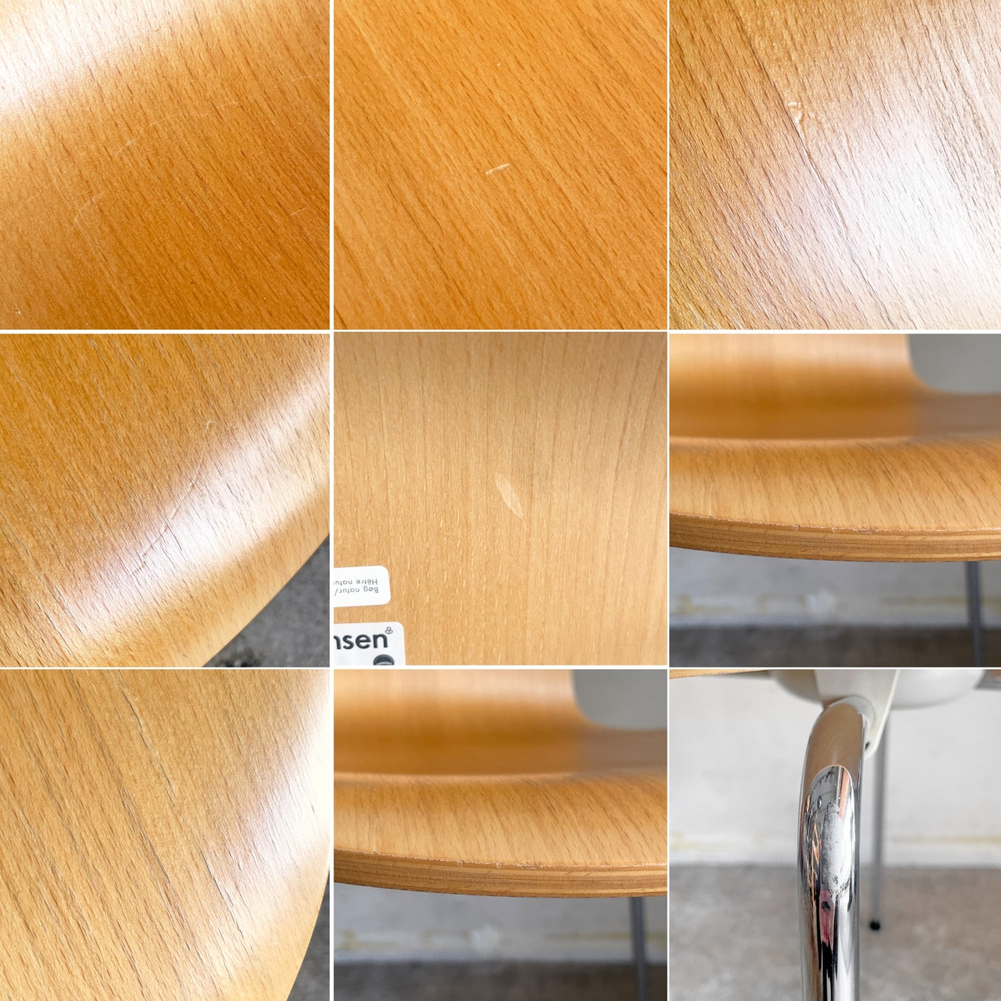 フリッツハンセン Fritz Hansen 3101 アリンコチェア アントチェア 4本脚 ナチュラルビーチ ラッカー仕上げ アルネ・ヤコブセン A ■