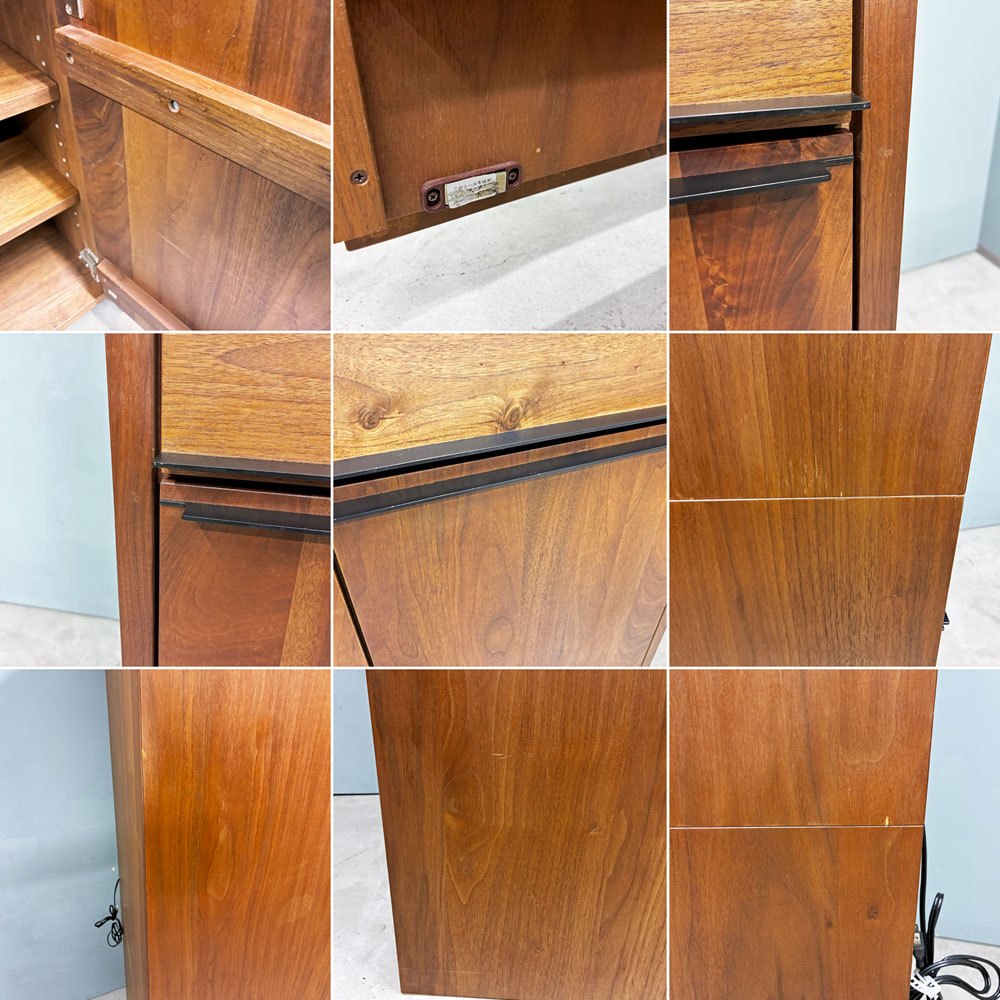 サンコー SUNKOH プロント PRONT ダイニングボード91 Dining Board 91 カップボード ウォールナット 廃盤 定価：250,000円 ◎