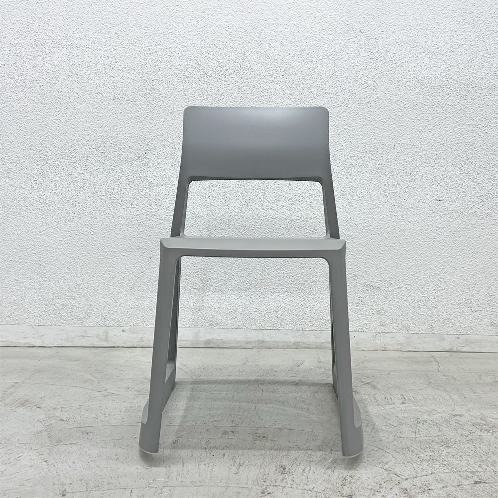 ヴィトラ Vitra ティプトン Tip Ton ワークチェア スタッキングチェア デスクチェア チルト機能 グレー色 A 〓