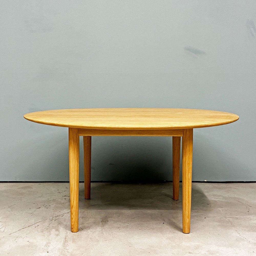 ナチュラルデザイン コーヒーテーブル オーク材 無垢材 リビングテーブル W67cm D80cm 北欧スタイル ◎