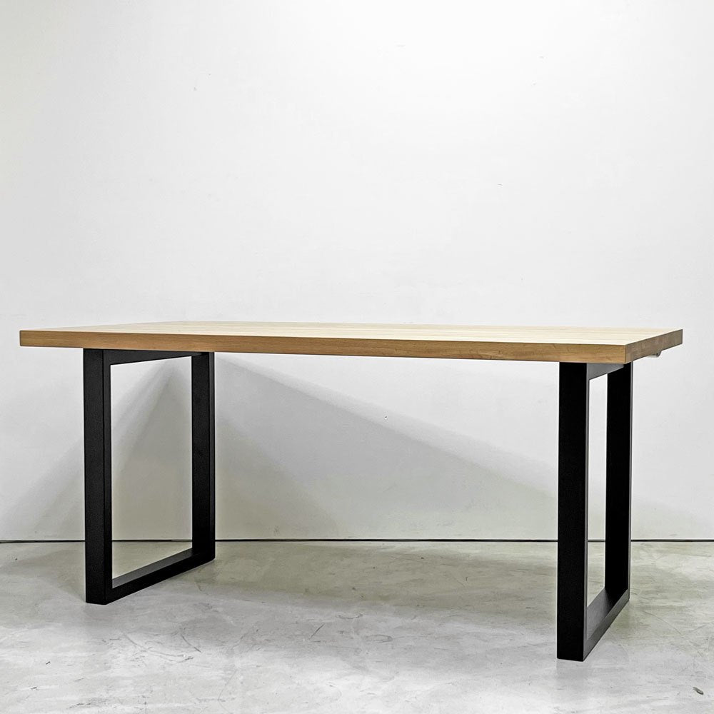 関家具 ベルデⅢ Verde3 ダイニングテーブル オーク無垢材 脚間調節可能 大川家具 定価￥57,500- 展示品 ●