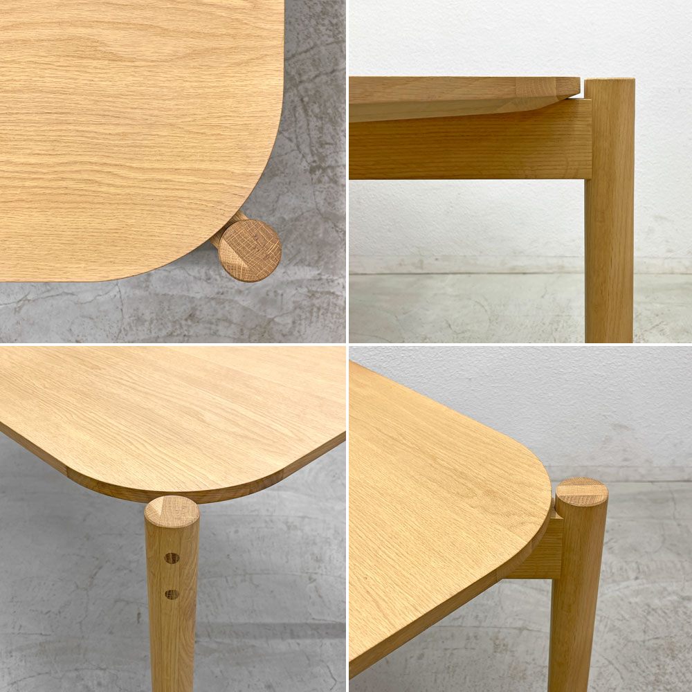 カリモクニュースタンダード Karimoku キャストール ダイニングテーブル CASTOR TABLE 150 国産ナラ材 ピュアオークカラー 定価145,200円 〓