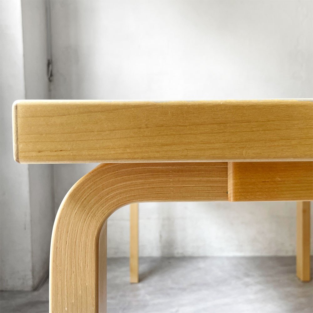 アルテック artek ダイニングテーブル 82A バーチ天板 ナチュラルラッカー W150cm アルヴァ・アアルト 北欧 フィンランド 定価￥327.800- ★