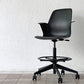 スチールケース Steelcase ノード Node ハイスツール 製図チェア キャスター ブラック ◇