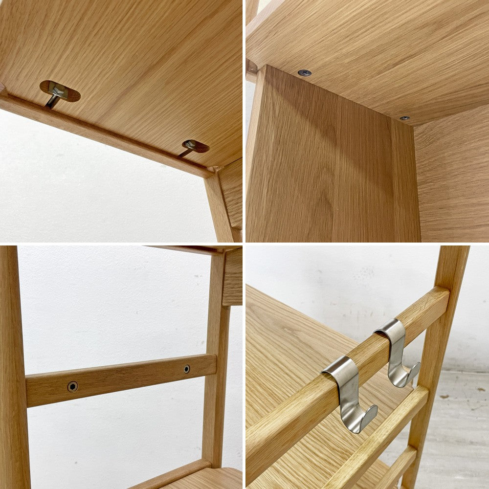 アクタス ACTUS リピア RIPIA オープンシェルフ ブックシェルフ 本棚 オーク材 W90cm ナチュラルデザイン ●