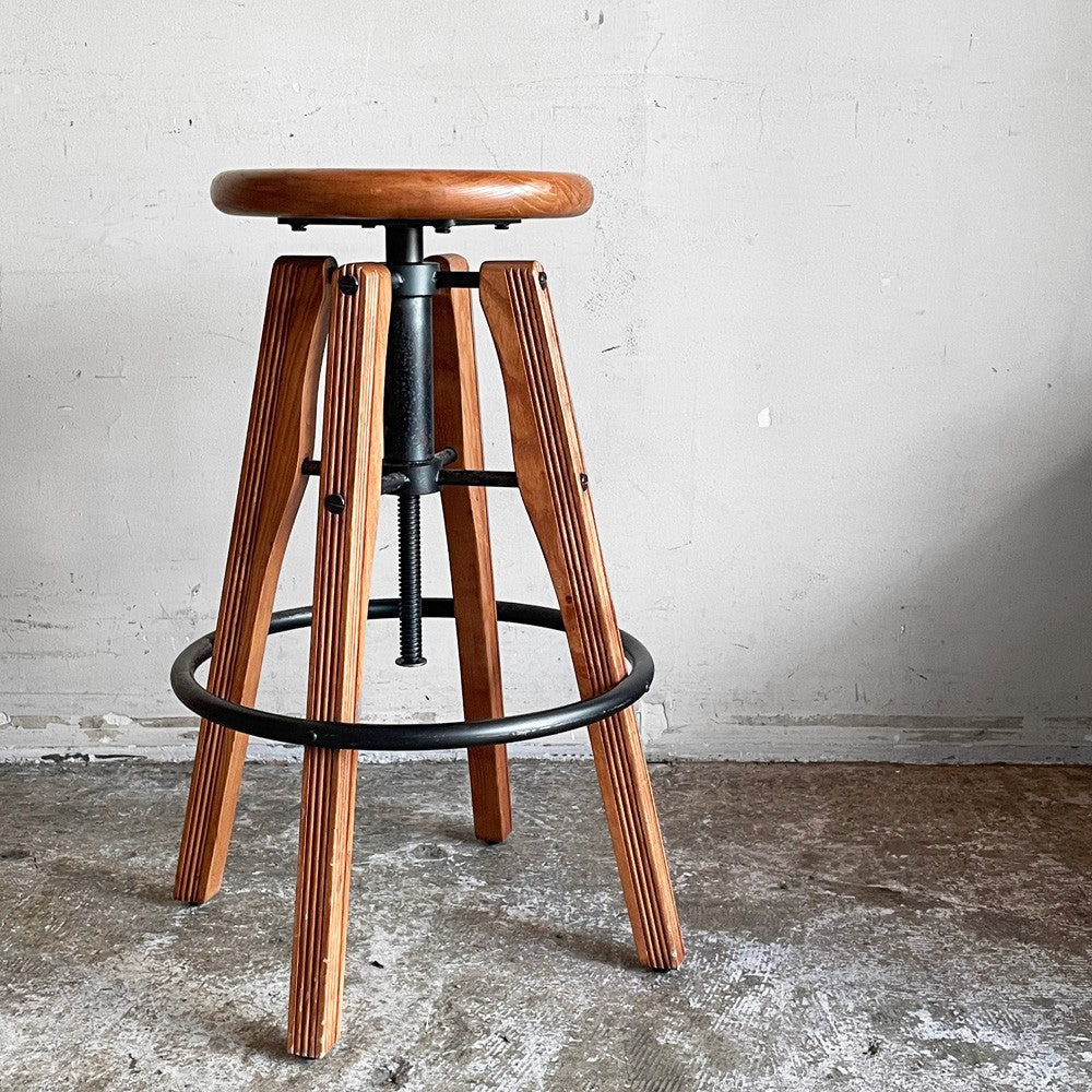 アクメファニチャー Acme Furniture アーヴィン スツール IRVIN STOOL high ハックベリー×アイアン インダストリアル 定価 ¥44,000- A ■
