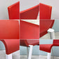 ヴィトラ vitra. ゼロスリー .03 ダイニングチェア スタッキングチェア マールテン・ヴァン・セーヴェレン Maarten Van Severen レッド A ◎