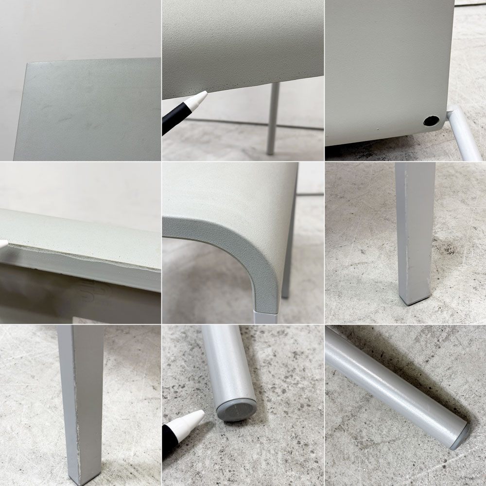 ヴィトラ vitra. ゼロスリー .03 ダイニングチェア スタッキングチェア マールテン・ヴァン・セーヴェレン Maarten Van Severen グレー B ●