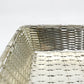 クリストフル CHRISTOFLE コレクション ガリア COLLECTION GALLIA ブレッド バスケット Bread Basket スクエア 編み込み シルバー 銀メッキ W23.5cm フランス B ●