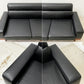 パシフィックファニチャーサービス P.F.S スタンダードC STANDARD C 3P 3シーター ソファ ビニールレザー ブラック セミオーダー品 ●