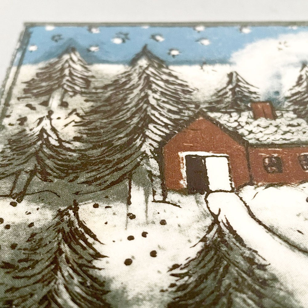 アラビア ARABIA コテージ モッキ Mokki 陶板 ウォールプレート W20cm ヘルヤ・リウッコ・スンドストロム ビンテージ フィンランド 北欧雑貨 ■