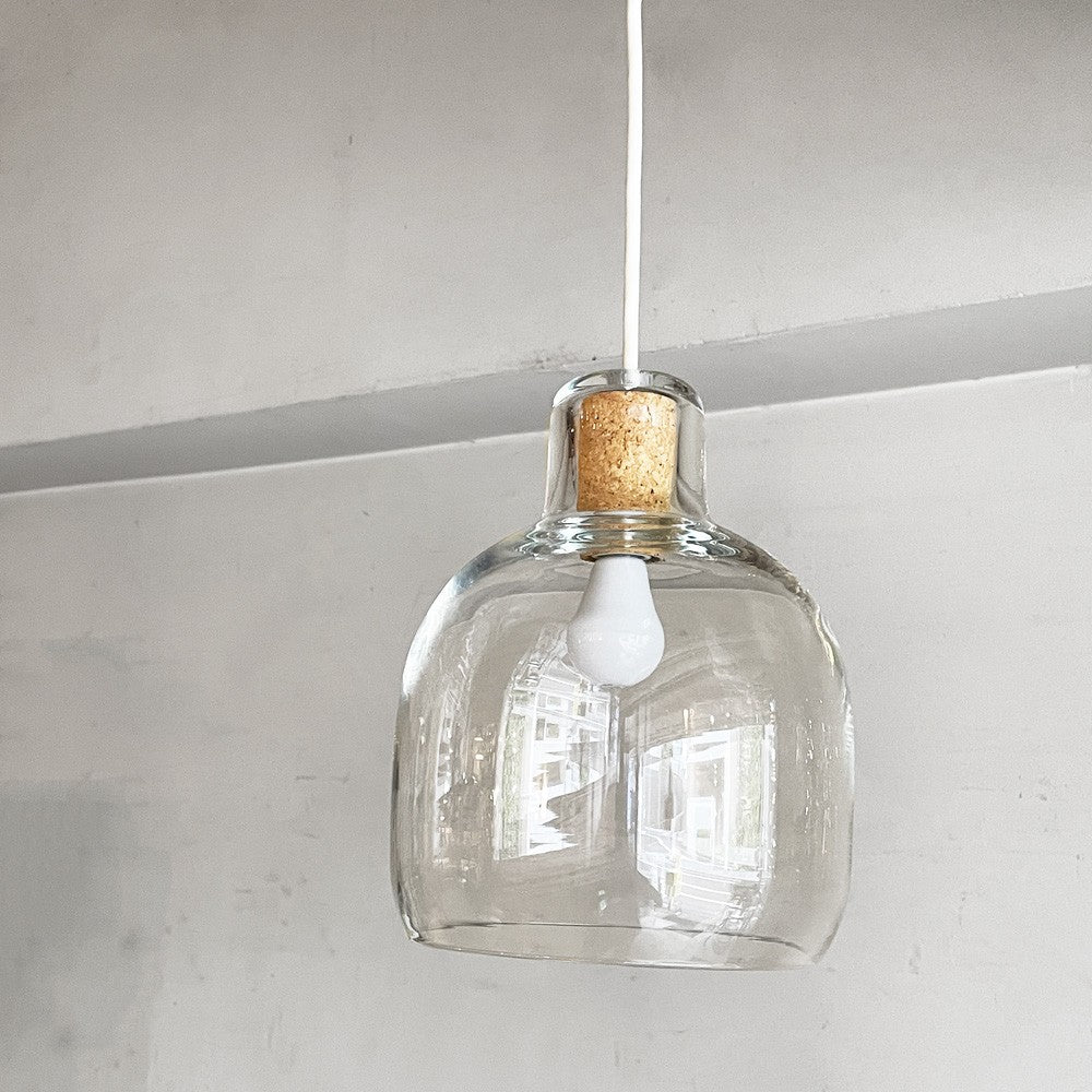 ランドスケーププロダクツ Landscape Products × スタジオプレパ Studio Prepa ボトルランプ PP Blower Bottle Lamp ペンダントライト ガラス コルク 廃番 ■
