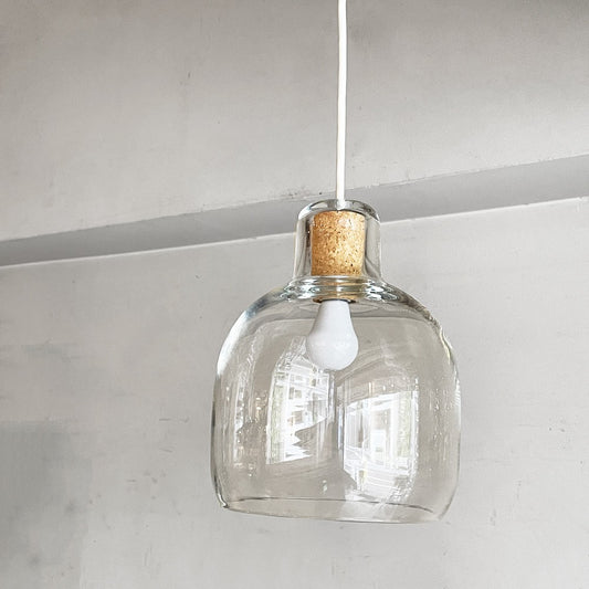 ランドスケーププロダクツ Landscape Products × スタジオプレパ Studio Prepa ボトルランプ PP Blower Bottle Lamp ペンダントライト ガラス コルク 廃番 ■