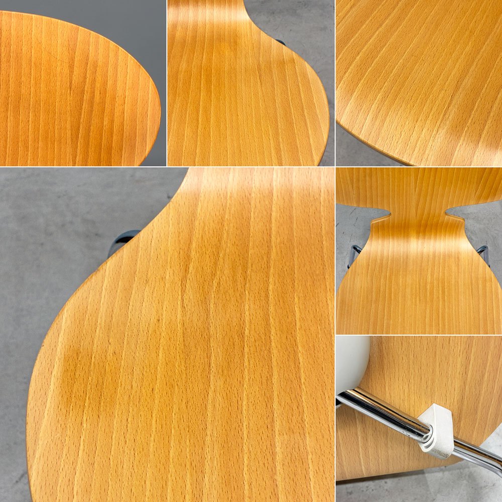 フリッツハンセン Fritz Hansen 3101 アリンコチェア アントチェア 4本脚 ナチュラルビーチ ラッカー仕上げ アルネ・ヤコブセン B ◎