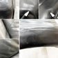カッシーナイクスシー Cassina ixc. ヴェランダ VERANDA 1pソファ ローバック ハイバック オットマン ブラックレザー 本革 ヴィコ・マジストレッティ イタリア モダン ●