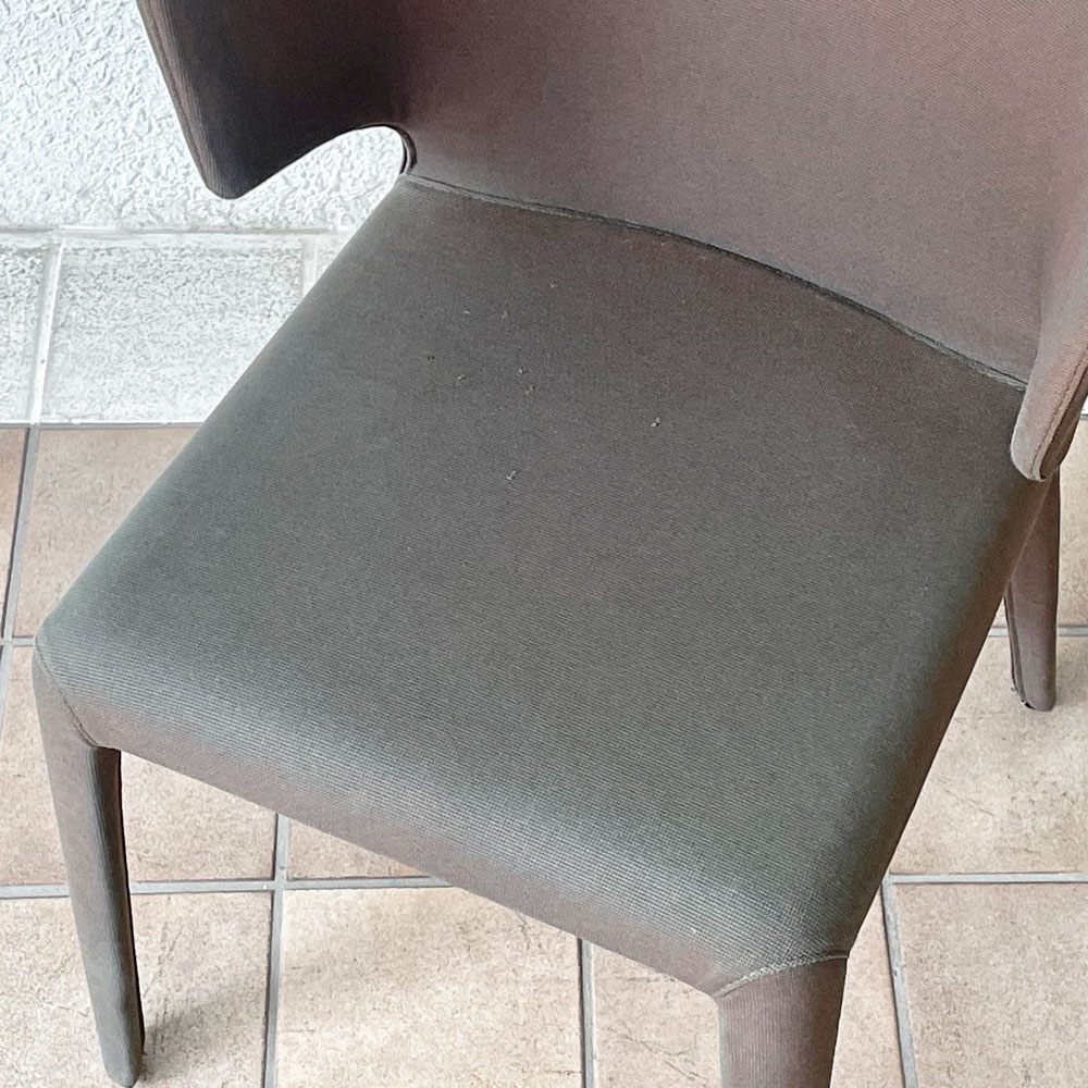 カッシーナ Cassina オラ 367 HOLA アームチェア ファブリック ハンス・ウェッツスタイン 参考定価￥228,000- 現状品 ◇