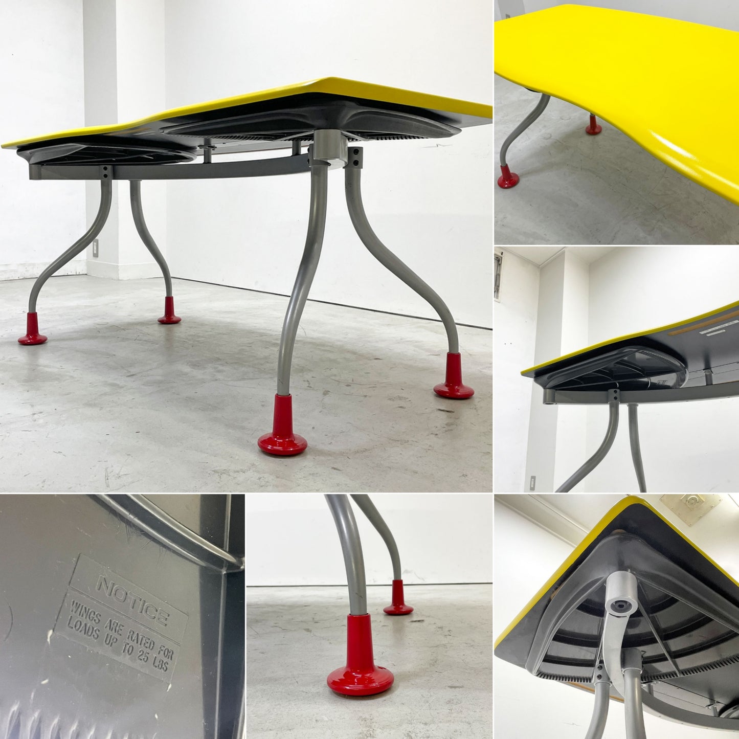 ハーマンミラー Herman Miller キヴァ KIVA コレクション ウィングデスク Wing desk エリック チャン ミッドセンチュリー  ●
