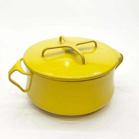 ダンスク DANSK コベンスタイル koben style ホーロー 両手鍋 Φ20cm イエロー 琺瑯 イェンス・クイストゴー Jens Quistgaard  ビンテージ ★