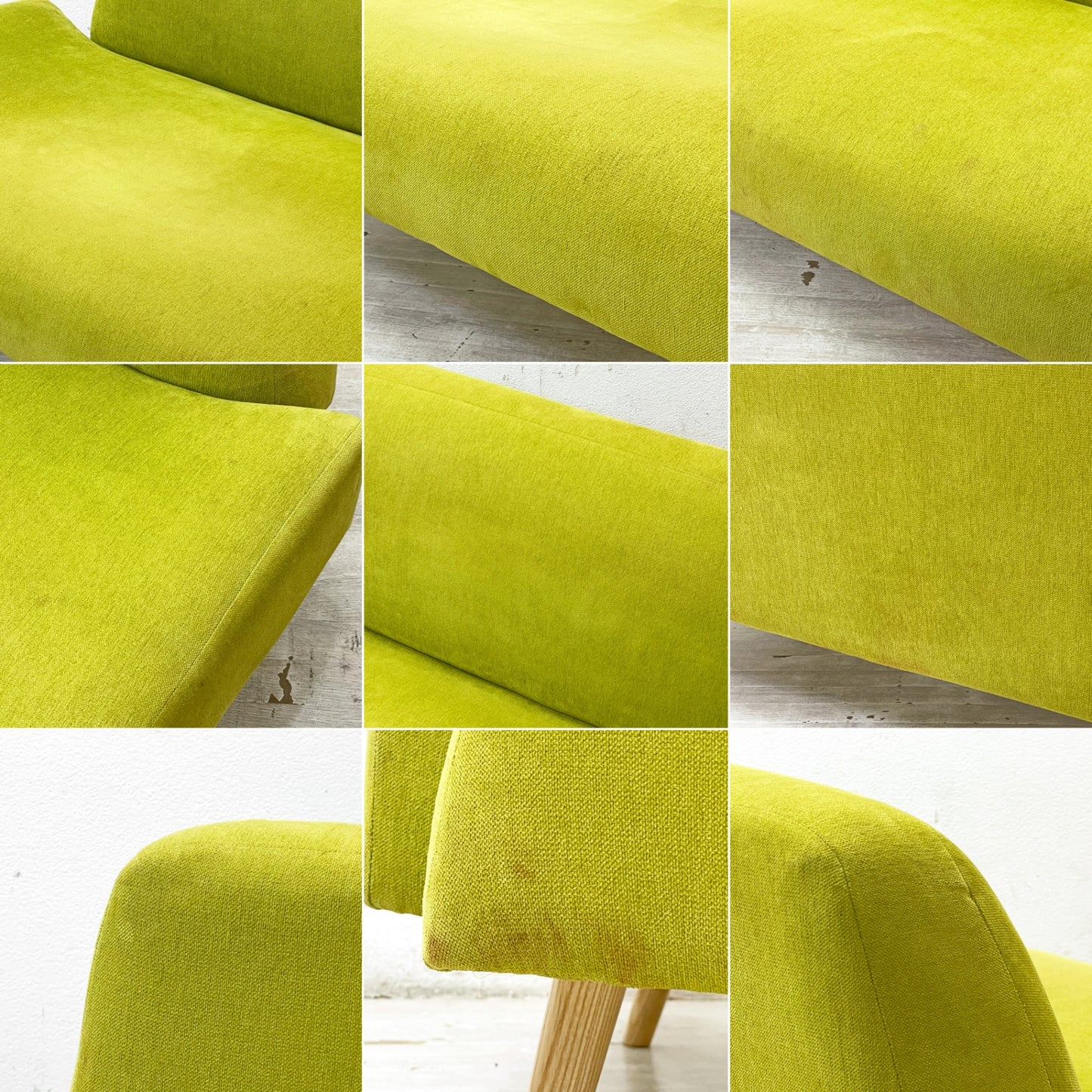 イデー IDEE アーオ ソファ AO SOFA 2シーター 2人掛け グリーン ファブリック W140cm 岡嶌要 ●