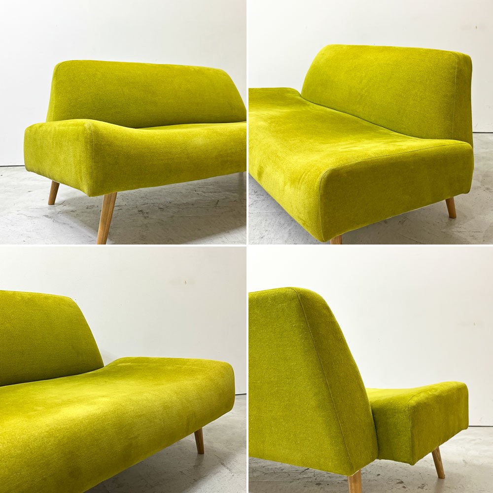 イデー IDEE アーオ ソファ AO SOFA 2Pソファ 2人掛け ネイビーカラー W140 岡嶌要 定価￥89,900- ●