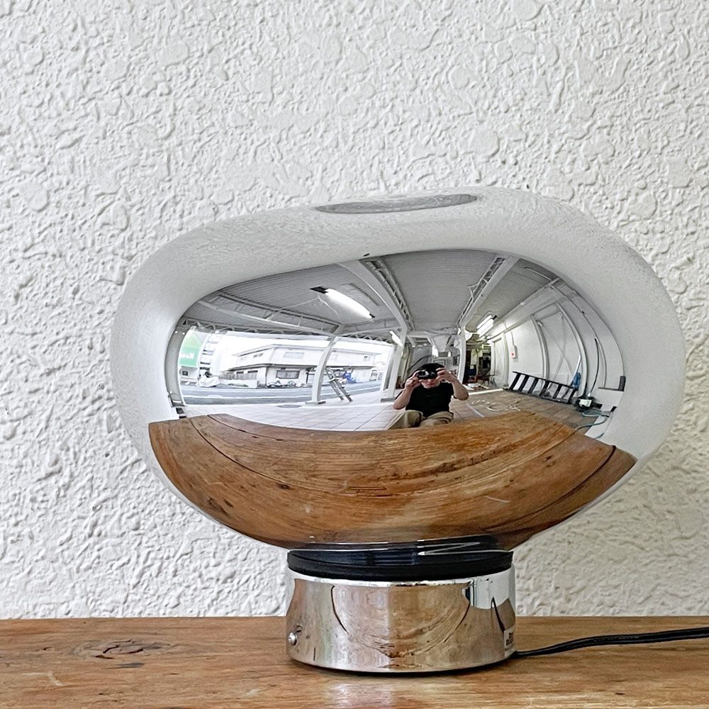 トムディクソン Tom Dixon メルト ミニ サーフェイス 内蔵LED テーブルライト Melt Mini Surface LED クローム 間接照明 定価170,500円 ◇