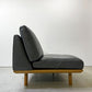 アクタス ACTUS ファイブ・バイ・ファイブ five by five フラッド FLAD 2.5シーターソファ オーク材 O-7300 グレー W180cm 牛革 定価￥272,800- ●