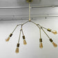 アクメファニチャー ACME Furniture ソリッドブラスランプ SOLID BRASS LAMP 6アームシャンデリア 6ARM CHANDELIER 真鍮 シーリングライト ミッドセンチュリー インダストリアル レトロスタイル ●