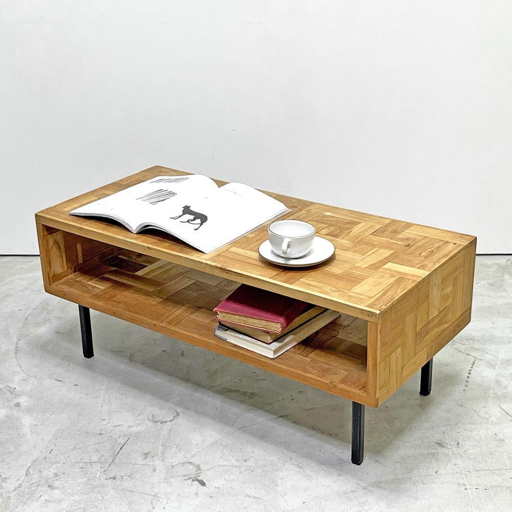 アクメファニチャー ACME Furniture トロイ コーヒーテーブル TROY COFFEE TABLE チーク無垢材 古材 ●
