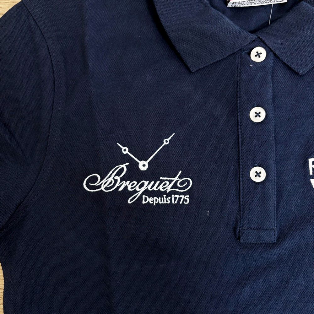 ブレゲ BREGUET レース フォー ウォーター Race for Water コラボ ポロシャツ クリーク Clique 企業系 ダークネイビー レディース S ●