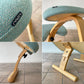 リボ Rybo バランスイージー Balans Easy バランスチェア グリーン系カラー ファブリック 学習椅子 姿勢矯正 ノルウェー 北欧家具 ◇