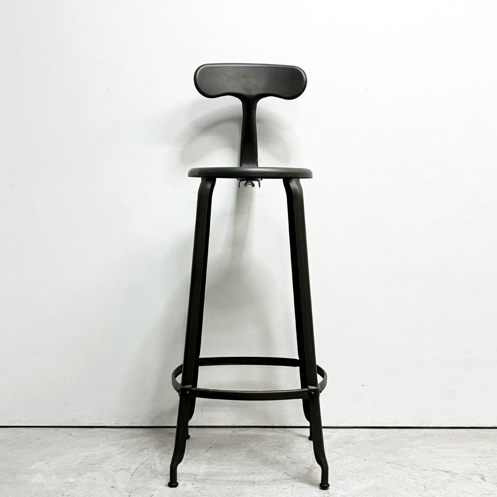 フェールトラヴァイユ FER TRAVAIL ニコルチェア NICOLLE Chair SH80 カウンターチェア スチール マットクリア仕上げ 別注モデル インダストリアル E ●