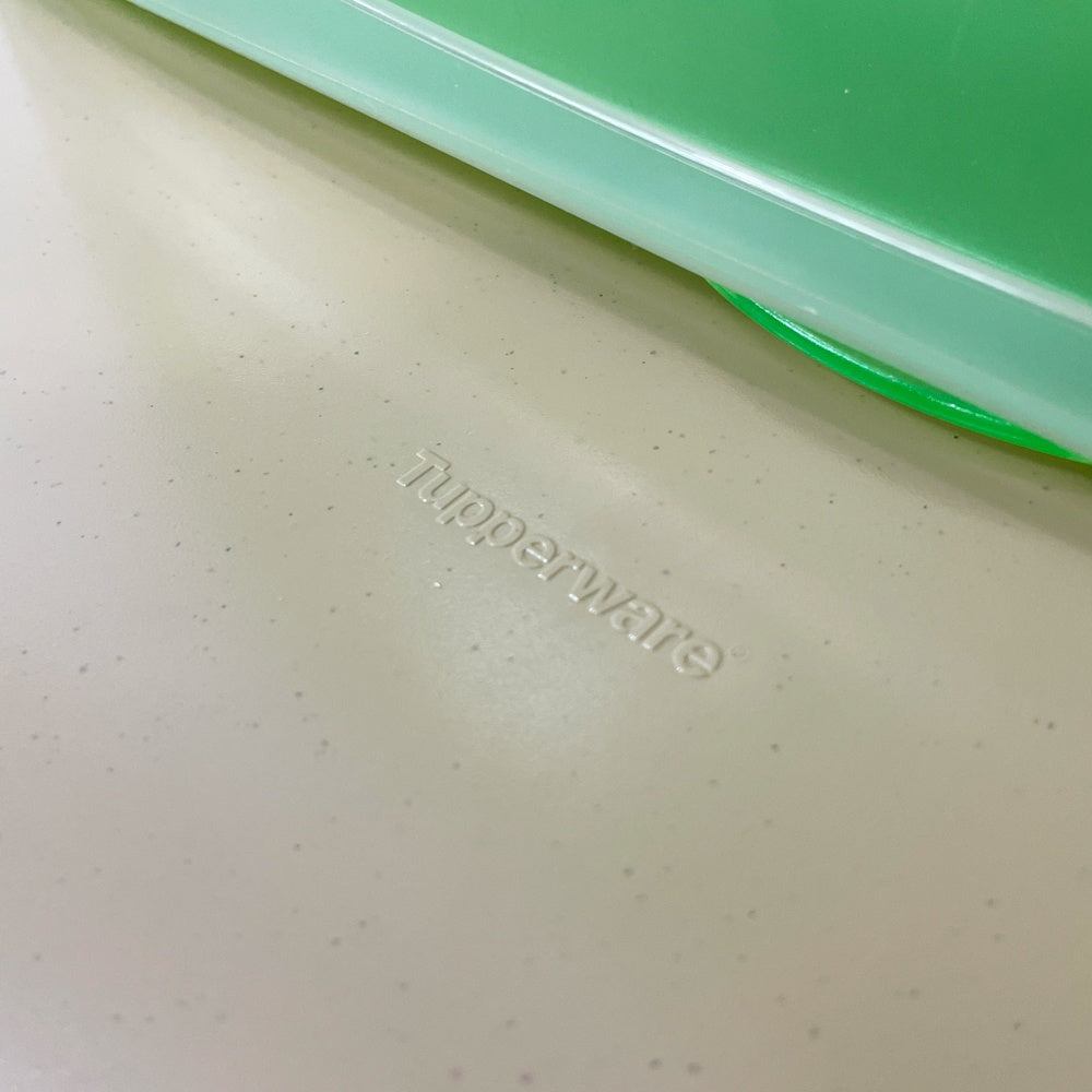 タッパーウェア Tupperware システムドロワー ワイド クリアグリーン×ベージュ H16.5cm 12L 2個セット ●