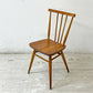 アーコール Ercol スティックバックチェア ダイニングチェア エルム材 UKビンテージ Vintage オイルフィニッシュ 英国家具 ●