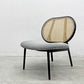 ザイファー Zuiver スパイク SPIKE ラウンジチェア LOUNGE CHAIR  ラタン×ファブリック オランダ 〓