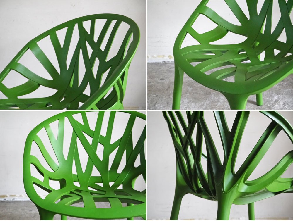 ヴィトラ Vitra ベジタルチェア Vegetal chair ダイニングチェア カクタスグリーン ロナン＆エルワン・ブルレック スタッキング A ■