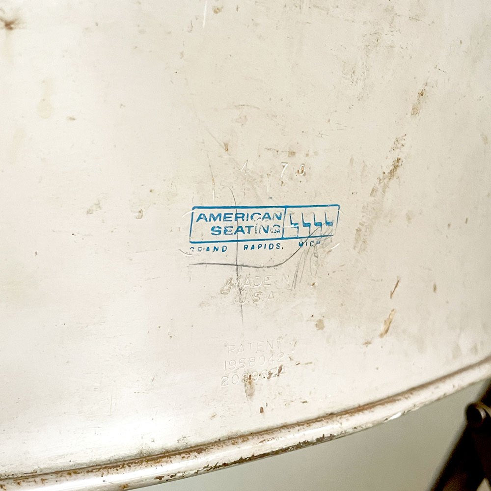 アメリカンシーティングカンパニー AMERICAN SEATING COMPANY スチール製 フォールディングチェア インダストリアル USビンテージ A ■