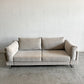 ボーコンセプト BoConcept I.D.V.2 2.5人掛けソファ＆オットマン W210cm ファブリック ホワイト系 スチール脚 デンマーク 〓