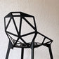 マジス MAGIS チェアワン CHAIR ONE ダイニングチェア コンスタンチン・グルチッチ ブラック スタッキング 屋外使用可 イタリア 定価83,600円 ◇