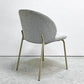 ボーコンセプト BoConcept プリンストン Princeton ダイニングチェア ライトグレー ファブリック メタル脚 マットアッシュグレーラッカー仕上げ A ●