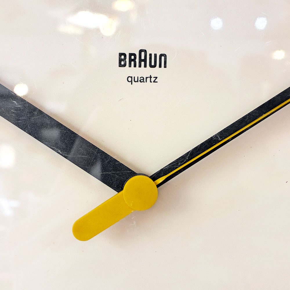 ブラウン BRAUN ウォールクロック 掛け時計 Type 4781 ABK31 ディートリッヒ・ルブス レトロ モダン  ドイツビンテージ 希少 ★