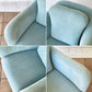 イデー IDEE ミニミラーアームチェア MINI MILLER ARM CHAIR パーソナルチェア シングルソファ ファブリック ブルーグレー ◇