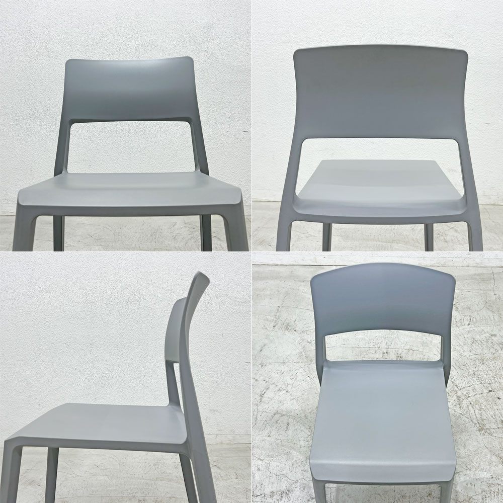 ヴィトラ Vitra ティプトン Tip Ton ワークチェア スタッキングチェア デスクチェア チルト機能 グレー色 B〓