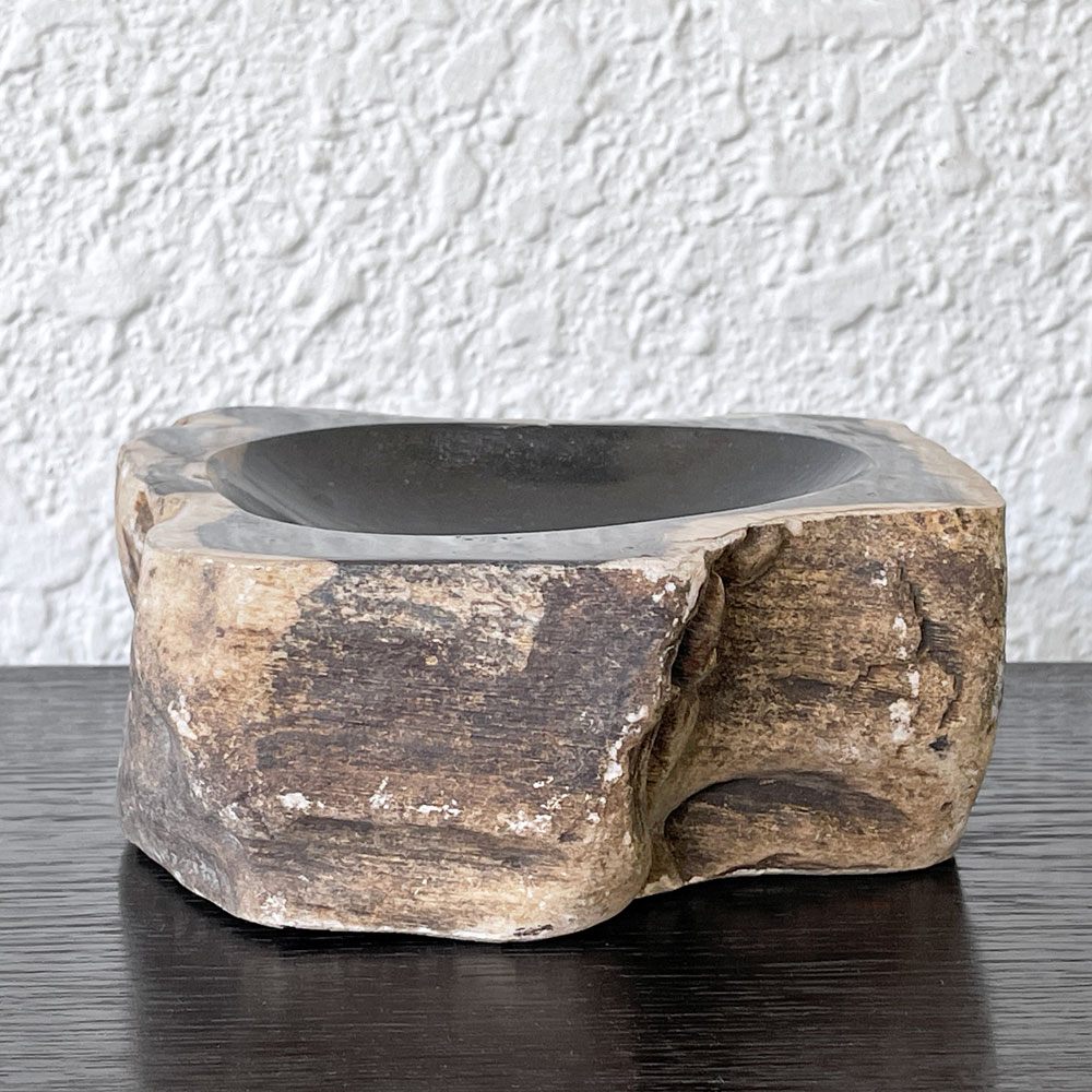 オーク ペトリファイド ウッド OAK Petrified Wood 珪化木 アクセサリートレイ 小物入れ オブジェ ウッドストーン 鉱石 ◇