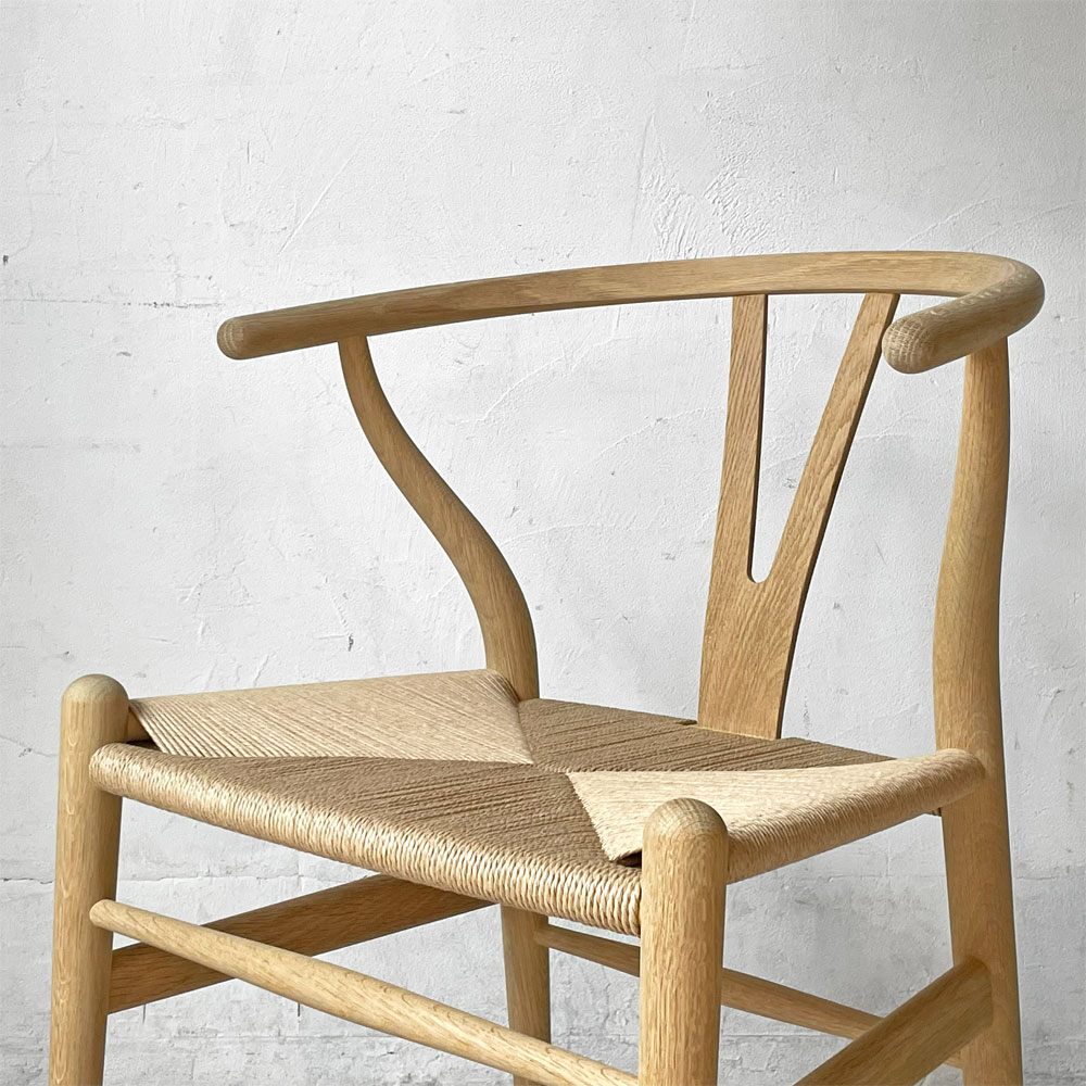 カールハンセン＆サン Carl Hansen & Son CH24 Yチェア オーク材 ソープフィニッシュ 座面張替済 ハンス・J・ウェグナー デンマーク 北欧家具 ★