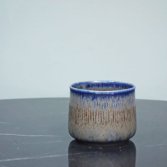 サクスボー Saxbo フラワーベース model 215 ブルー H6.7cm エバ・ステア・ニールセン Eva Staehr Nielsen デンマークビンテージ ◎